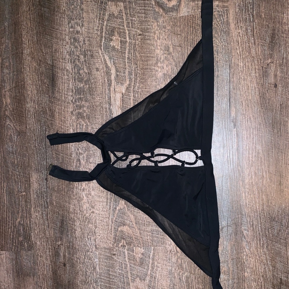 Forever 21 Black halter top bikini